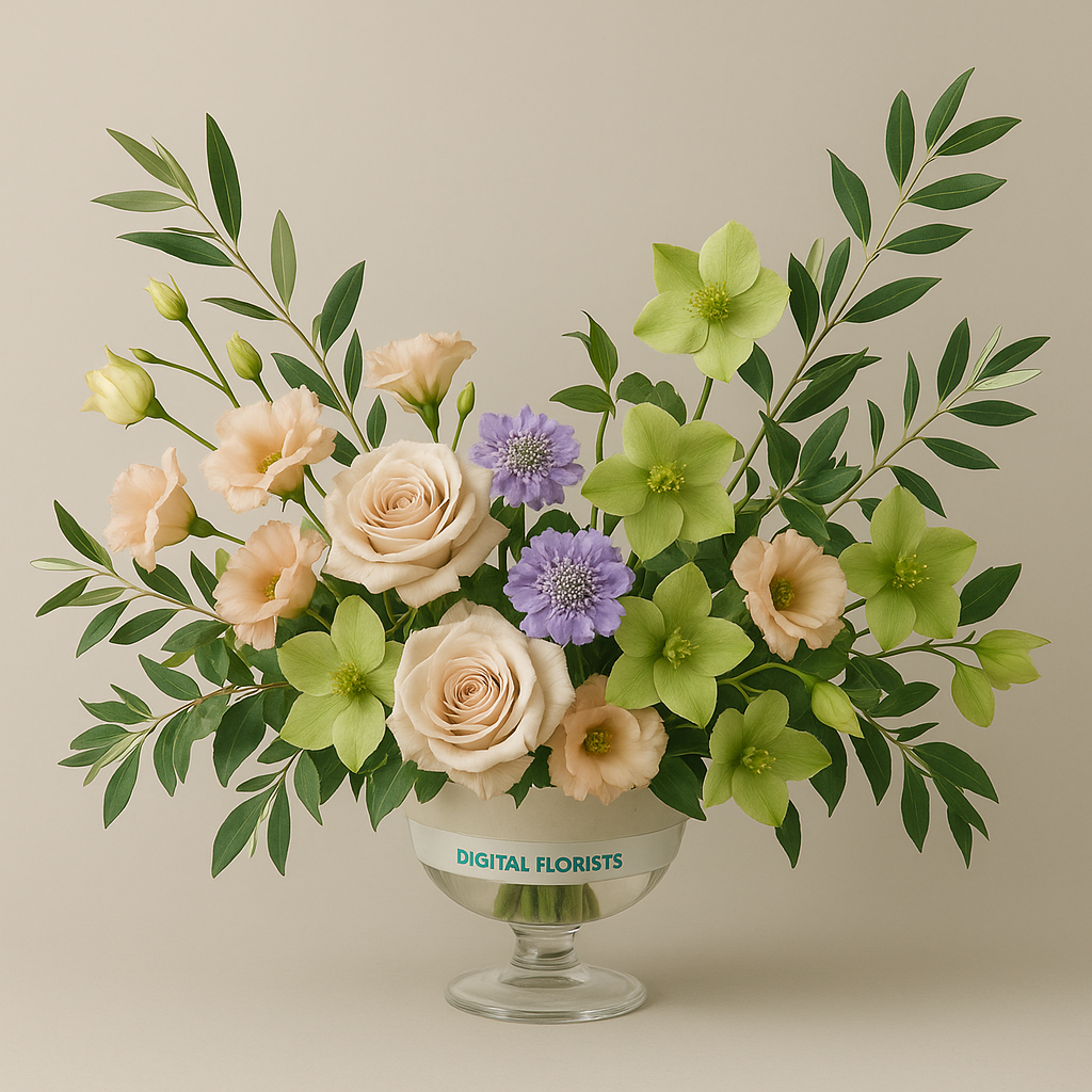 Modern Pastel Centerpiece Wild Tablescape