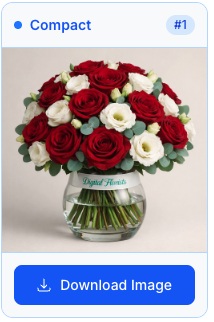 Each result carries its style label and a one-tap Download Image button.